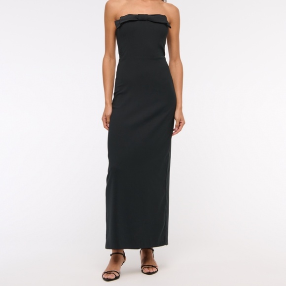 A&F Column Bow-Front Maxi Dress - Picture 1 of 7